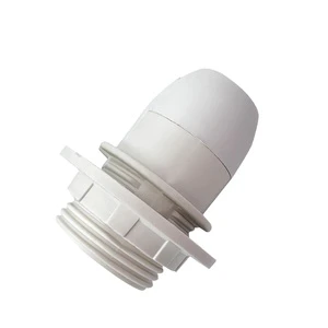 Half Tooth White Plastic E12 Lamp Socket Led Lighting Pendant Bulb Sockets Screw Light Base for LED Lights