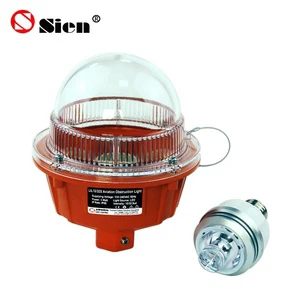 ICAO FAA DGAC Red LED Airfield Warning Light Aviat Light aviation Warning Light