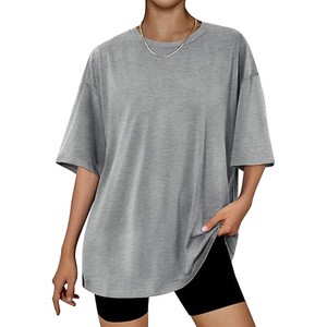 T-shirt for Women Blue Oversized Women's t Shirt Plus Size T shirt