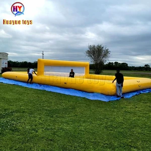 Large Pool Inflatable Volleyball Field / Inflatable Water Volleyball Court / Inflatable Tennis Court For Sport Games