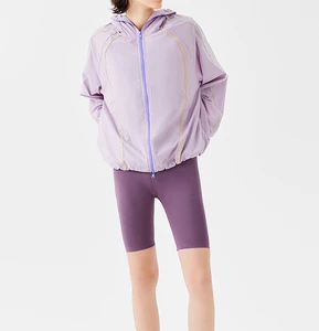 Lightweight Breathable Fast Drying UPF50 UV Resistant Hiking Jacket Mens Womens Solid Color Long Sleeved Sun Protection