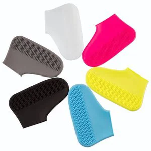 Non-Slip Silicone Shoe Cover Rain Boots Sleeve Waterproof Shoes Protectors With Mold Processing Safety Covers