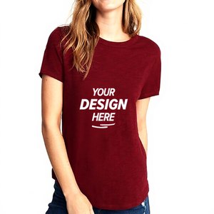 Plus Size Women's 100% Cotton Oversized Casual T-Shirts 2026 Streetwear Solid Eco-Friendly OEM Manufacturer Customizable Logo