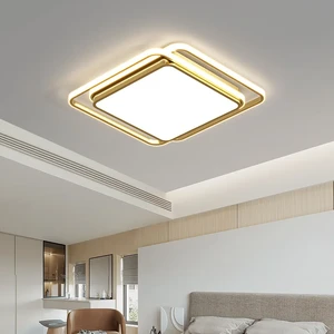 Modern Simplicity House Hold Light Luxury Fashion Personality Villa Hotel Square Restaurant Ceiling Light