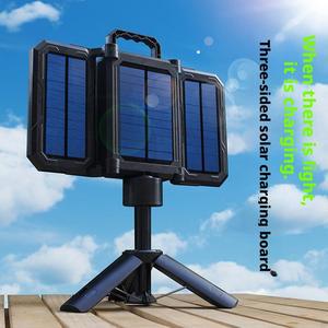 High Lumen Solar Powered LED Camping Lantern Extendable Foldable Strobe Light Outdoor Emergency Handheld Solar Street Lights