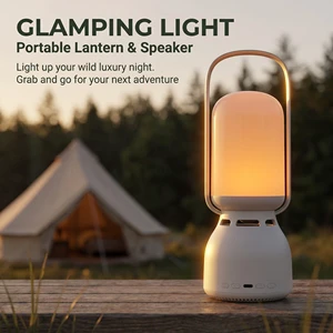 Creative Portable Type-C Charged Night Light Camping Lamp Bedroom Atmosphere Lamp