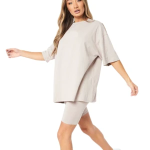 Women's Plus Size Summer Set Loose Short-sleeved T-shirt With Shorts Crew Neck Spandex Cotton Casual Shorts Printed Sets