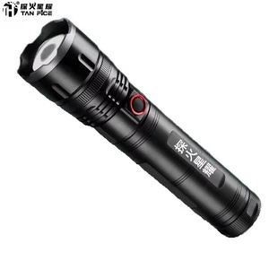 Telescopic Zoom Super Bright Flashlight With USB Charging Long-Range Camping Outdoor Emergency Adventure Torcher Lights