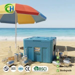 OEM/ODM EPP Foam Insulated Container High Density Portable Cold Chain Food Delivery Thermal Box EPP Foam Foam Cooler Box