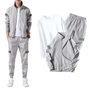 Casual Suit Men's Clothing Spring Autumn New Set Men's Sweater Suit