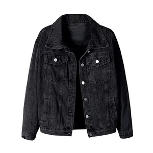 High Quality Winter Denim Jackets for Men's Casual Wear Oversized Style Durable 100% Cotton