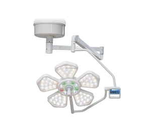 Veterinary Clinic Electric Operation Lighting LED Shadowless Ceiling Mounted Surgical Lamp CE Certified 97 CRI 4500K