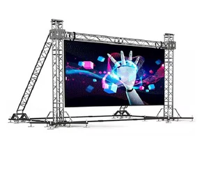 Jode Led Screen Wall Display Truss Ground Support Stand Back Frame Aluminum Ground Support Truss Stage Equipment Accessories