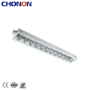 White Steel Housing Diammables Grille Light With Electronic Ballast