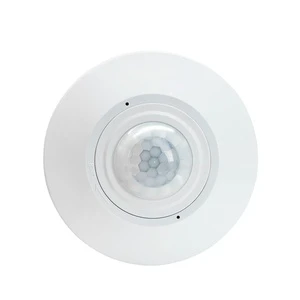 360° Ceiling Mounted Motion Detector Adjustable Light Sensor And Time-Delay For Lighting Control In Offices And Publice Places