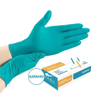 G35 Wholesale Food Grade Powder Free 100pcs Safety Guante Nitrilo Disposable Tattoo Examination Nitrile Gloves