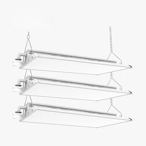 USA in Stock Dimmable 80W 110W 165W 220W 225W 300W LED Linear High Bay Light with Suspended Installation Aluminum