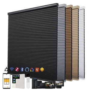 Custom Blackout Cellular Blinds Cordless Honeycomb Blinds Window Covering Window Shades For Home Room Darkening Cellular Shades