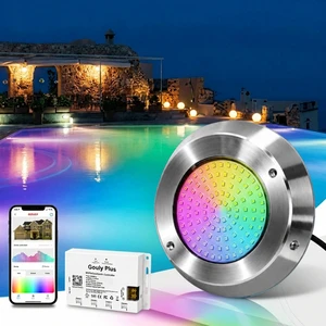 Gouly High Quality IP68 16W Low Voltage Stainless Steel Swimming Pool Light For Pool Led Swimming Pool Light