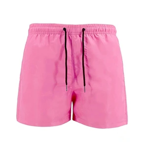 Wholesale Men's Casual Loose Fit Swimwear with Mesh Lining, Elastic Waistband Beach Pants, Tropical Print Outdoor Swim Trunks