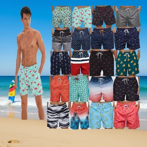 Men's Sustainable Swim Trunks 100% Polyester Quick Dry Eco-Friendly Waterproof Breathable Men Swimming Shorts Summer Beachwear