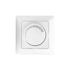 regulador de intensidad led blanco, ajustable, con control remoto, ideal para modificar la iluminacin en hogares y oficinas.