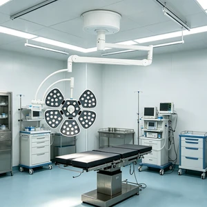 China Medical LED Surgical Shadowless Light Single Head Operating Lamp for Hospital Clinic