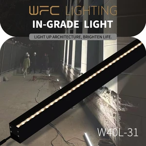 Waterproof Aluminum Linear LED Brick Lamp Landscape Lighting Underground Outdoor Lighting Application Lighting Grounding Strip