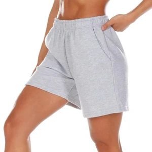 Custom New Fashion Sweat Shorts for Women Cotton Gym Fitness Running Shorwts Casual Cotton Plus Size Women's Shorts