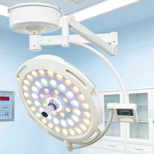 USA Cree LED Surgical Shadowless Light 160000Lux Double Dome Ceiling Operating Lamp with RGB Ambient for Hospital OR Use