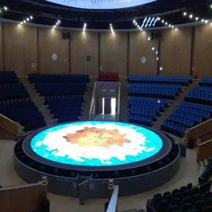 Ultra-HD Full-Color Interactive LED Dance Floor Tiles with Video Display Functionality