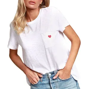 Wholesale Custom Logo Oversized Women T Shirts White Knit Crew Neck Made Cozy Sustainable Organic Bamboo Viscose Fabrics Hole