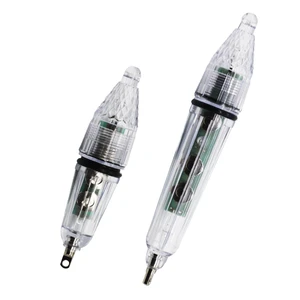 12/17cm Mini Deep Drop LED Fishing Lamp Lights 5 Color Flash Lure for Fish Squid Bait Effective Underwater Flash Fishing Lights