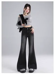 Women's Jeans, Casual and Versatile Pants, Slim-fitting and Fashionable, Easy to Match
