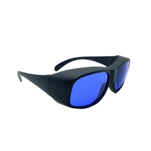 FUZHAN 585 - 595nm OD 4+ Laser Protective Goggles 18% TR90 Absorption Laser Glasses for Dye / Yellow Laser Safety Glasses