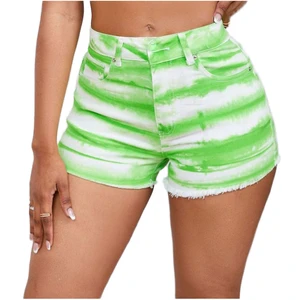 Hot Sale Women's Casual Denim Shorts for Women Breathable Tie Dye Short Jeans