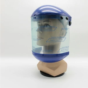 Safety Face Mask with Chin Guard Cover, Impact and Splash-proof Helmet-style Mask