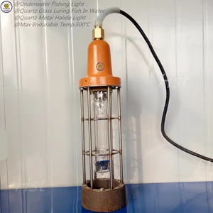 T70 Underwater Fishing Lights Green Yellow Color 2000w 3000w Metal Halide Lamp