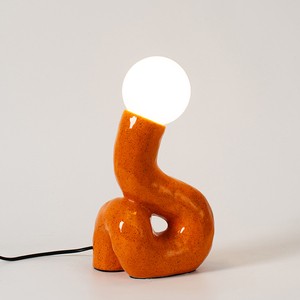 Modern Decorative Lighting Glass Table Lamps Home Decor Resin Frame Glass Corner Night Lamps for Living Room