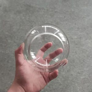 Factory Custom Borosilicate Blowing Transparent Round Glass Lampshade for Lighting Glass Application Borosilicate Glass Tube