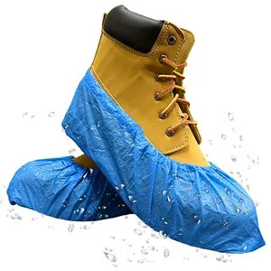 Wholesale Disposable Medical CPE Shoe Cover Waterproof Non-Slip CE Certified