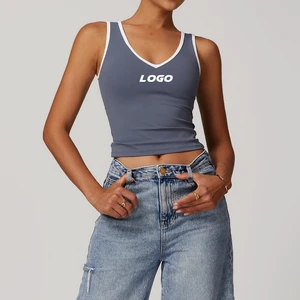 Running Skin-Friendly Sports Fitness Top Casual Gym tank Yoga Top for Women
