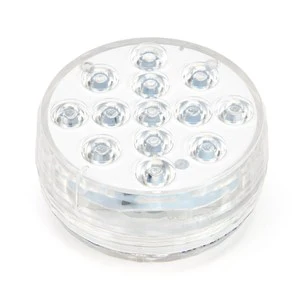 ABS Material IP68 Waterproof RGB LED Underwater Swimming Pool Light with Remote Control for Landscape and Outdoor Decoration