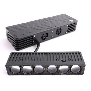 Universal 150W LED Car Grille Light 6500K Offroad 6 Lens Front Grill Lamp Waterproof Driving Light for Truck SUV 4WD