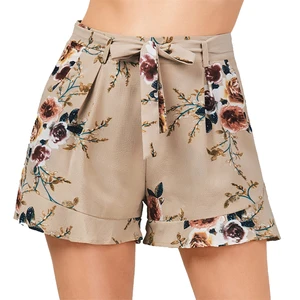 Women's Plus Size Summer Custom Denim Cargo Yoga Booty Beach Gym Quick Dry Anti-Wrinkle Elastic Waist Printed Hot Shorts