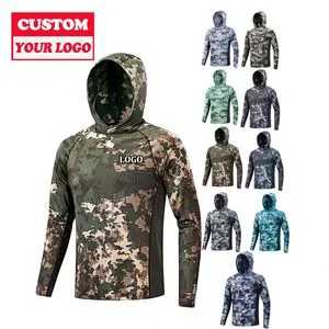 UV Protection Plus Size Summer Cool Fishing Clothes Sun Protection Custom Fishing Clothing