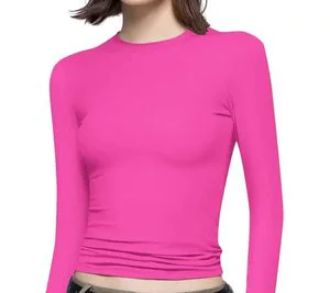 Long-sleeved Yoga Clothing Top Sports Quick Dry Breathable Eco-Friendly Stretched Fashion Women's Gym Tights Yoga Tops