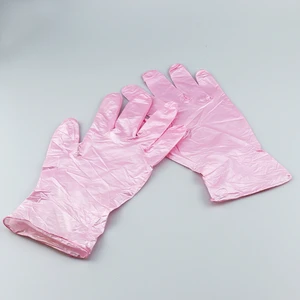 Disposable Waterproof Pearl pink Pure Nitrile Work Safety Hand protection