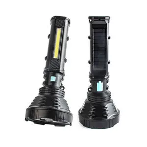 Rechargeable Multi Function LED Flashlight with Emergency Strobe Light and 1200 Mah Battery