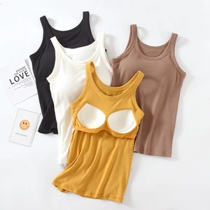 Factory Direct Threaded Camisole Vest for Women Comfortable and Breathable Non Steel Ring Bottom Shirt